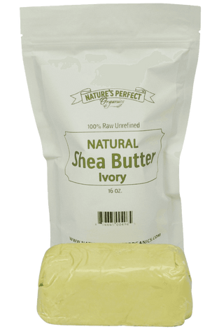 Shea Butter - Nature's Perfect Organics 100% Pure RAW Unrefined Shea Butter
